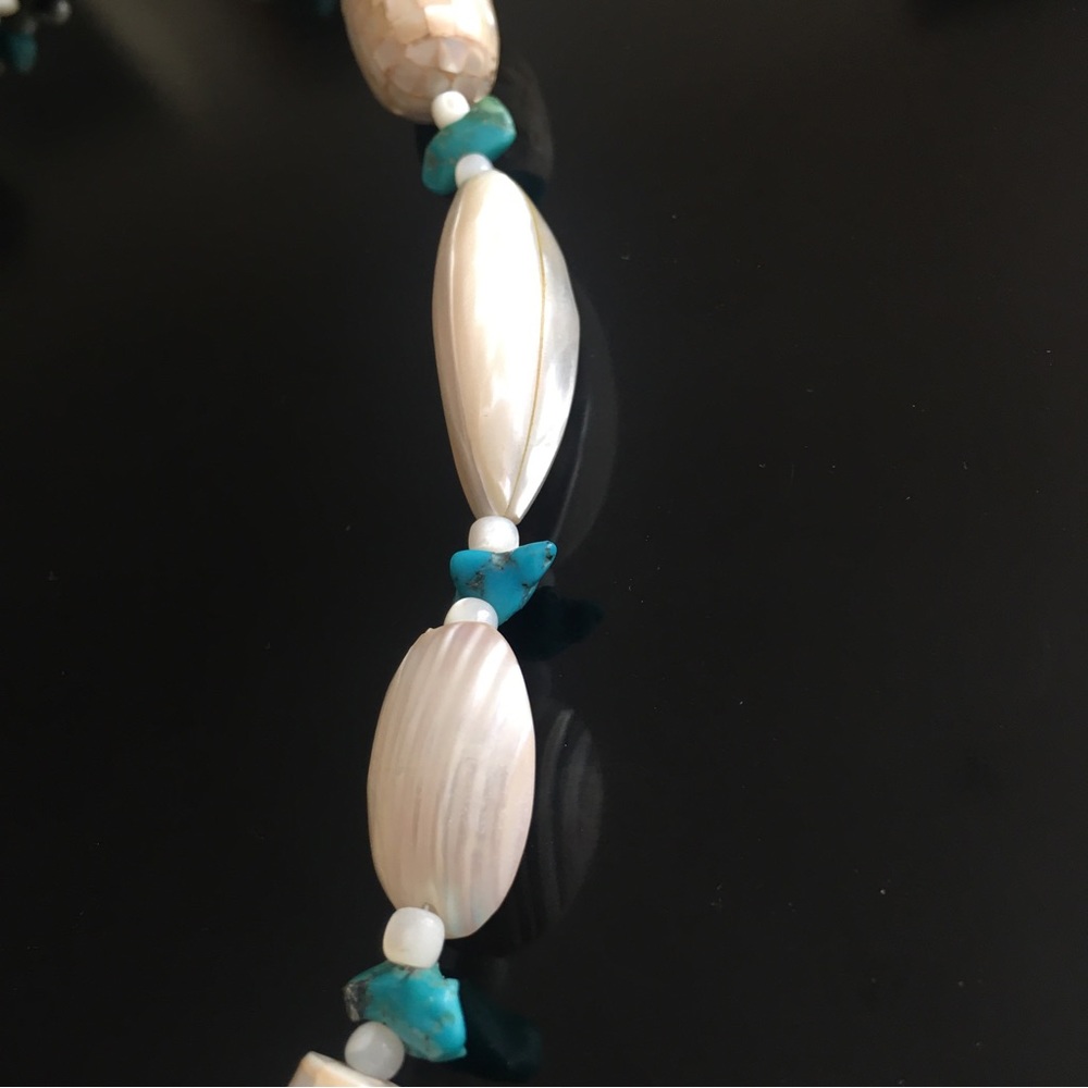 Shell & Turquoise Necklace - Picture 10 of 16
